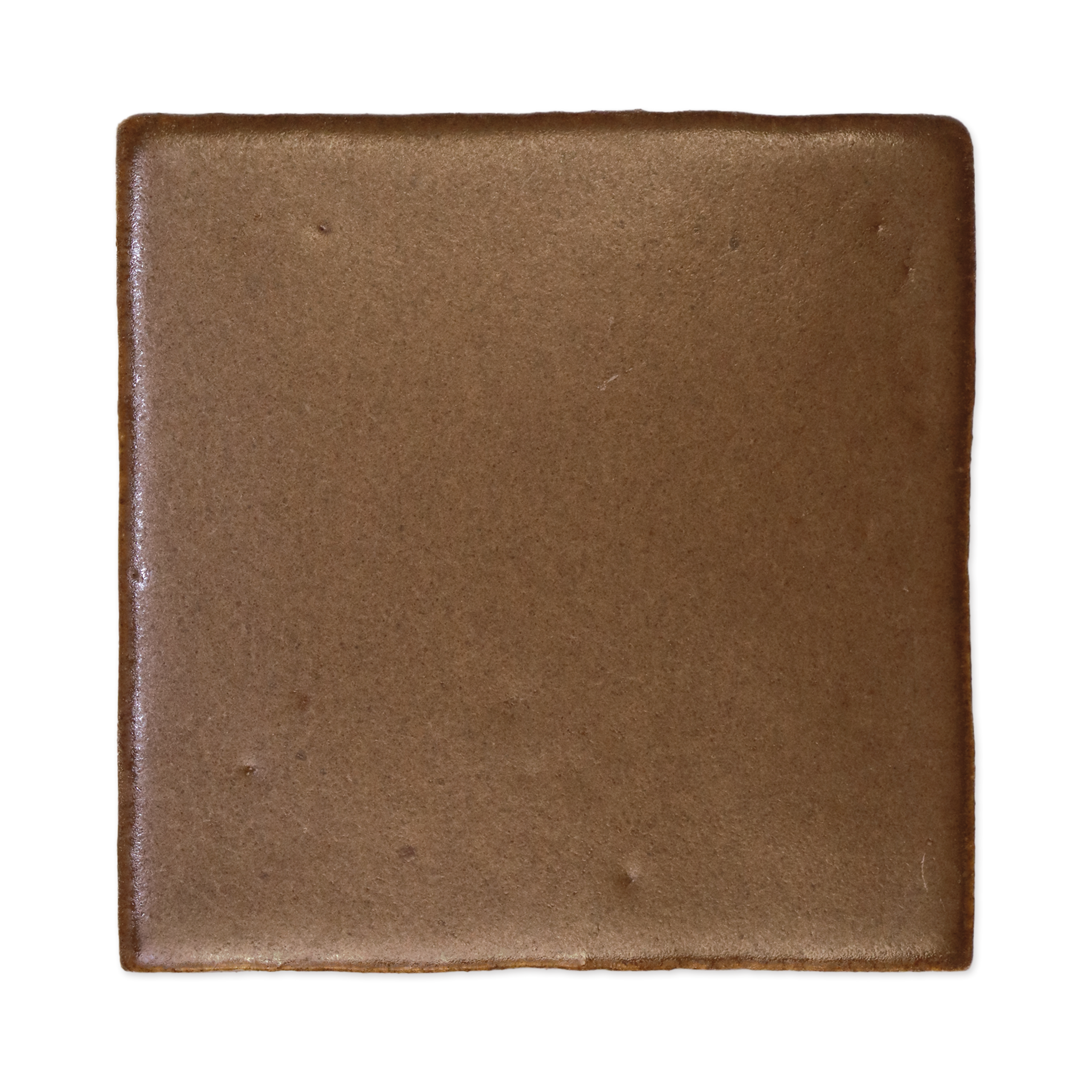 Stoneware 3.5x3.5 Cacao Brown Matte Tile