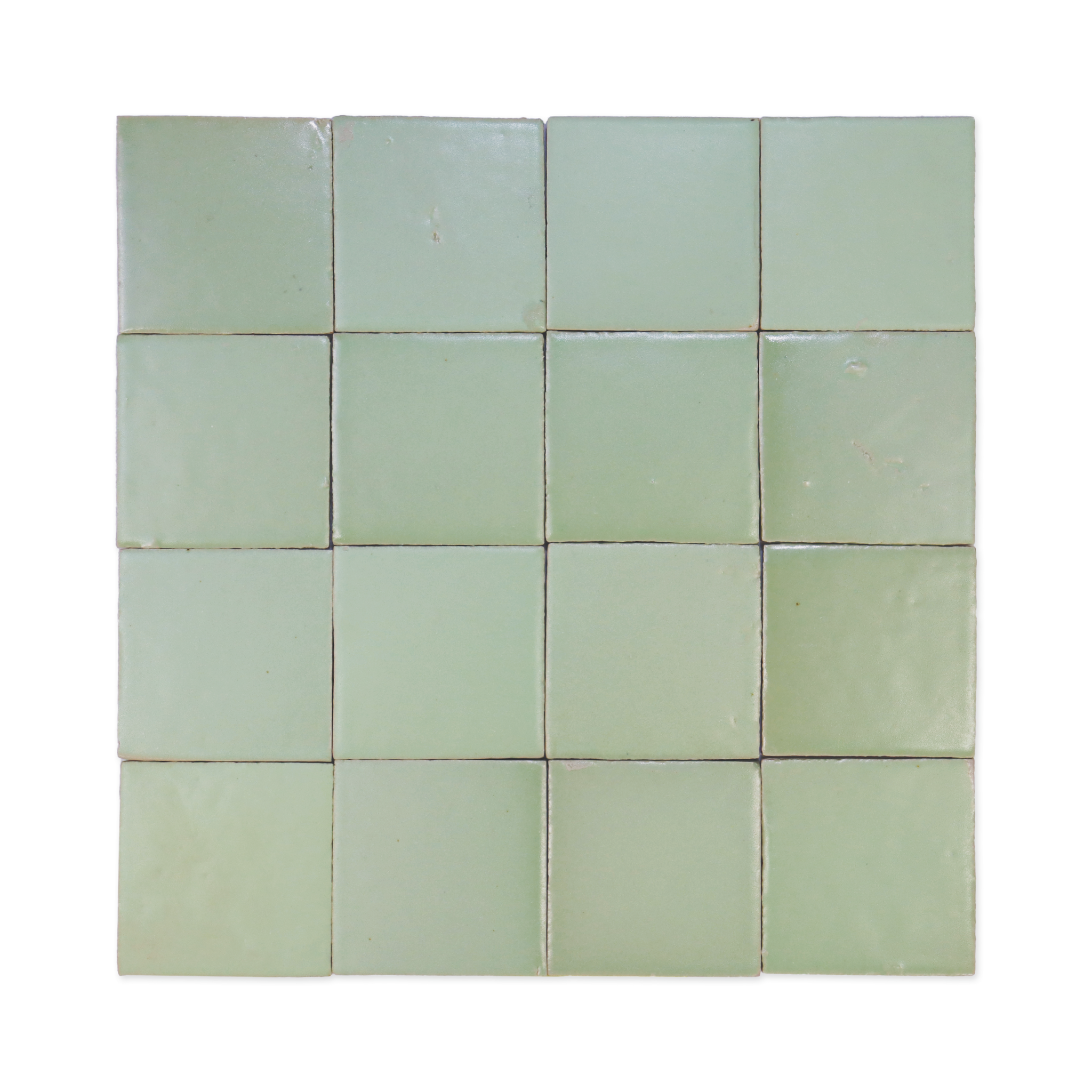 Stoneware 3.5x3.5 Seafoam Green Matte Tile