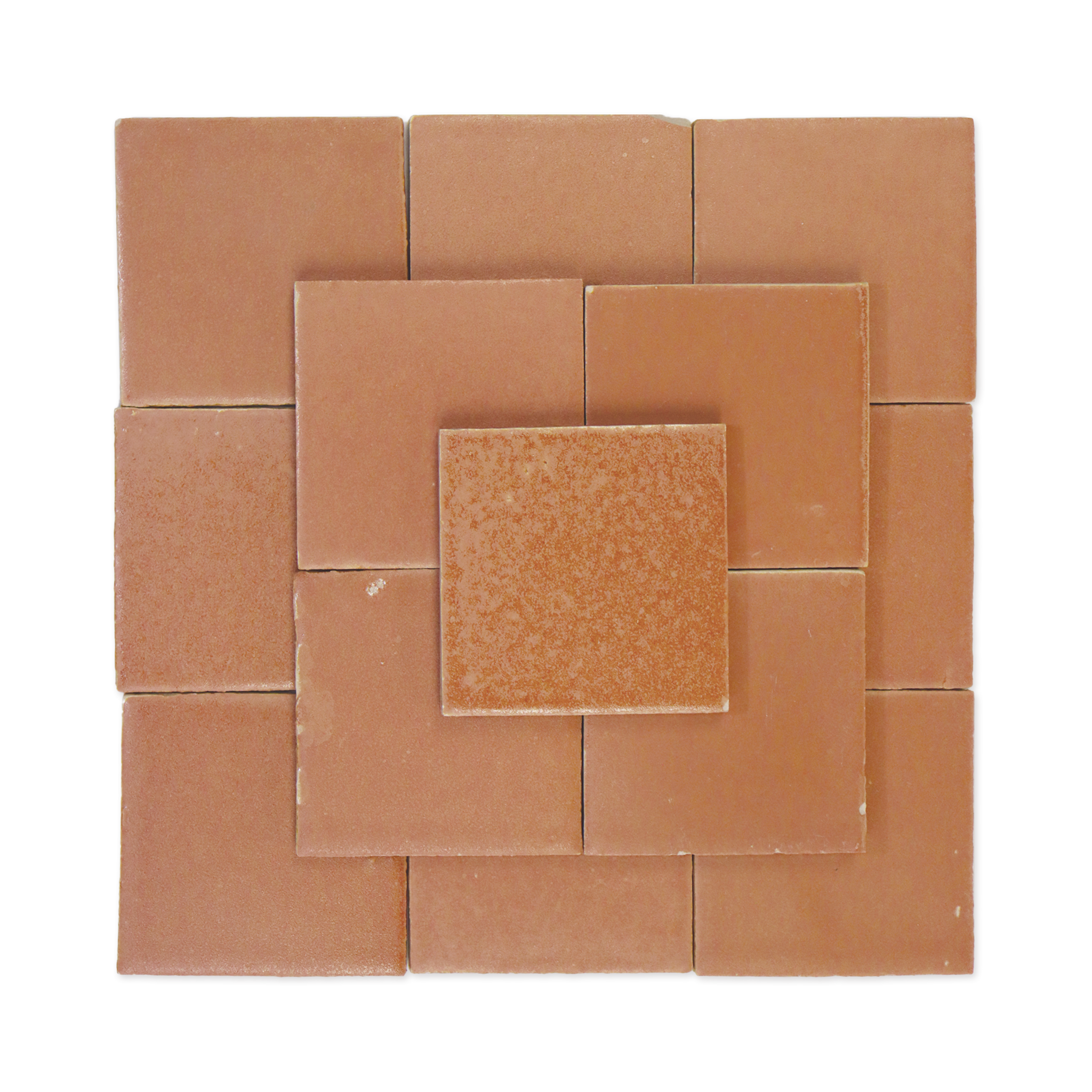 Stoneware 3.5x3.5 Cinnamon Brown Matte Tile