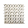 Penny Round 1" Limestone Honed Mosaic Tile