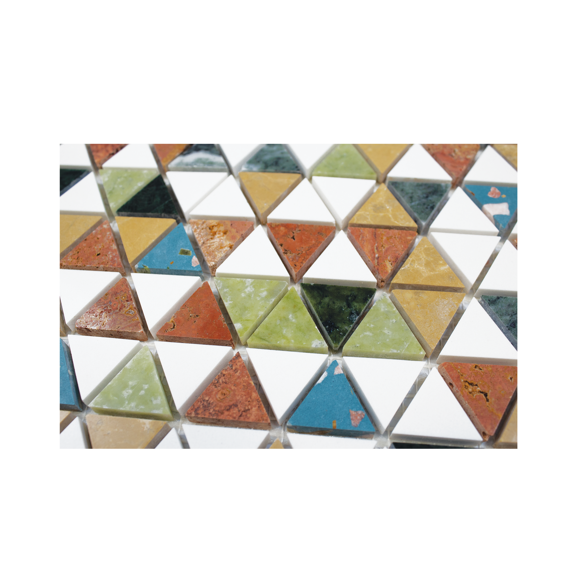 Artistic Harmony Natural Stones Honed Mosaic Tiles