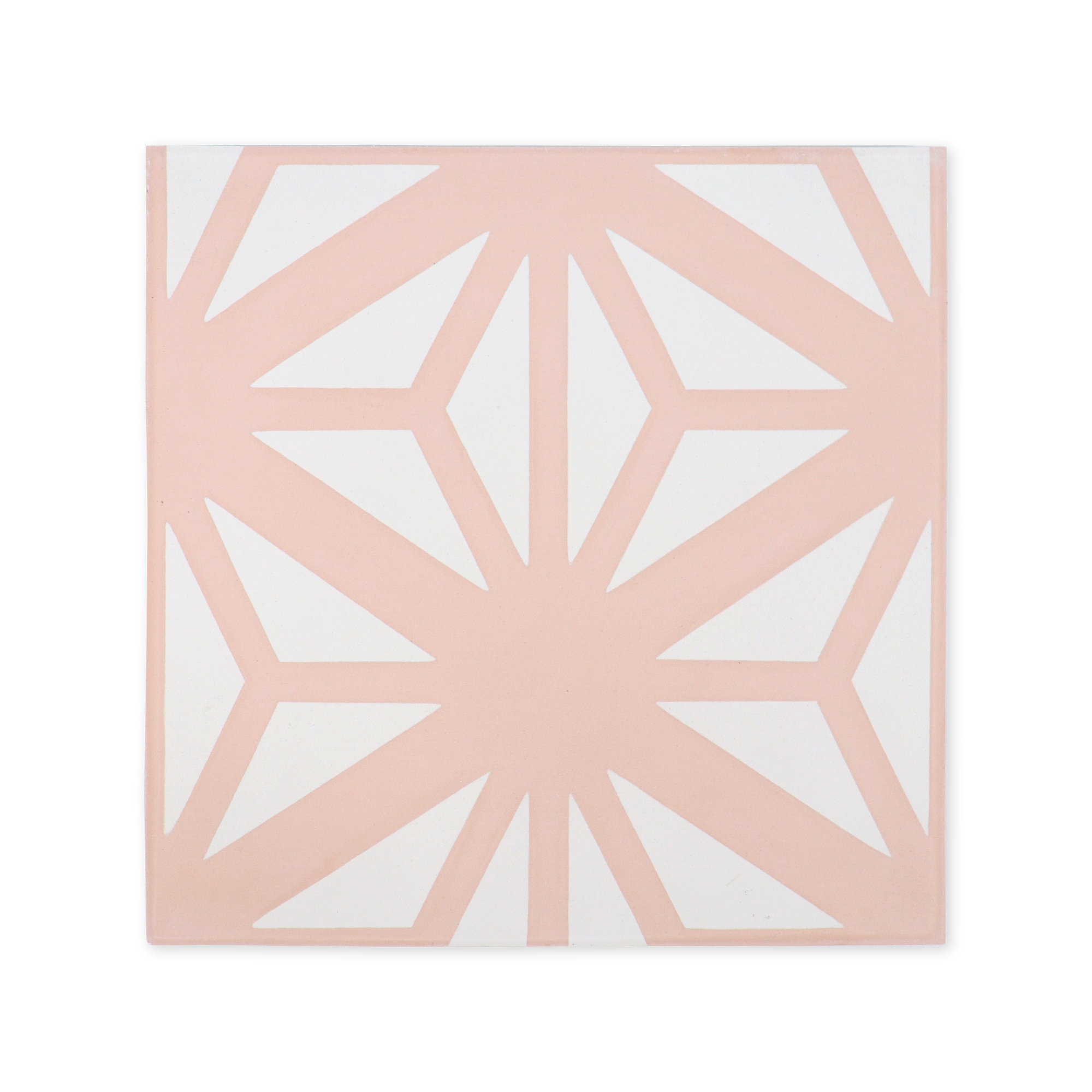 Estrella Pink Cement Tile - Lot of 122 Sq ft