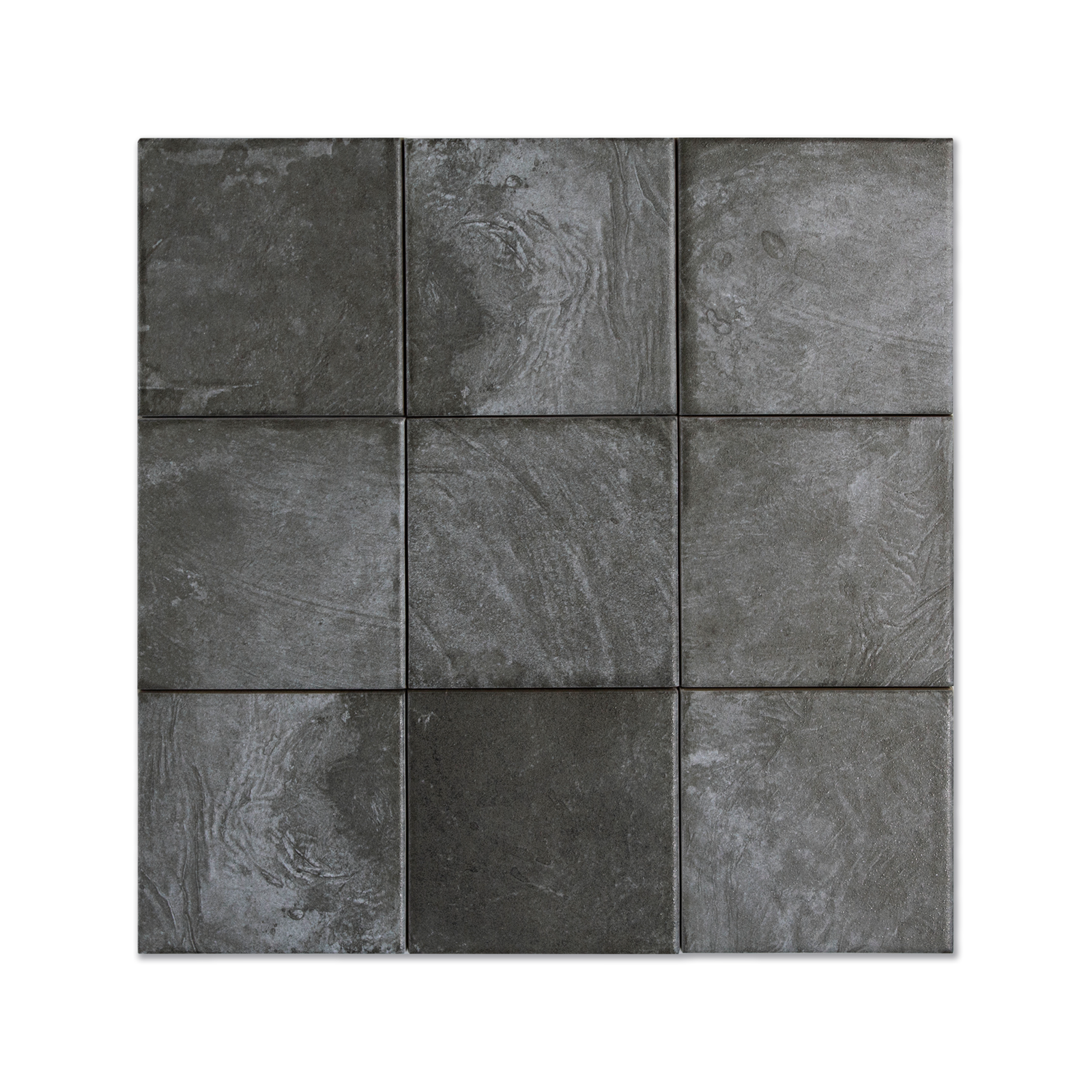 Moonlit Flat Silver Grey Porcelain Tile