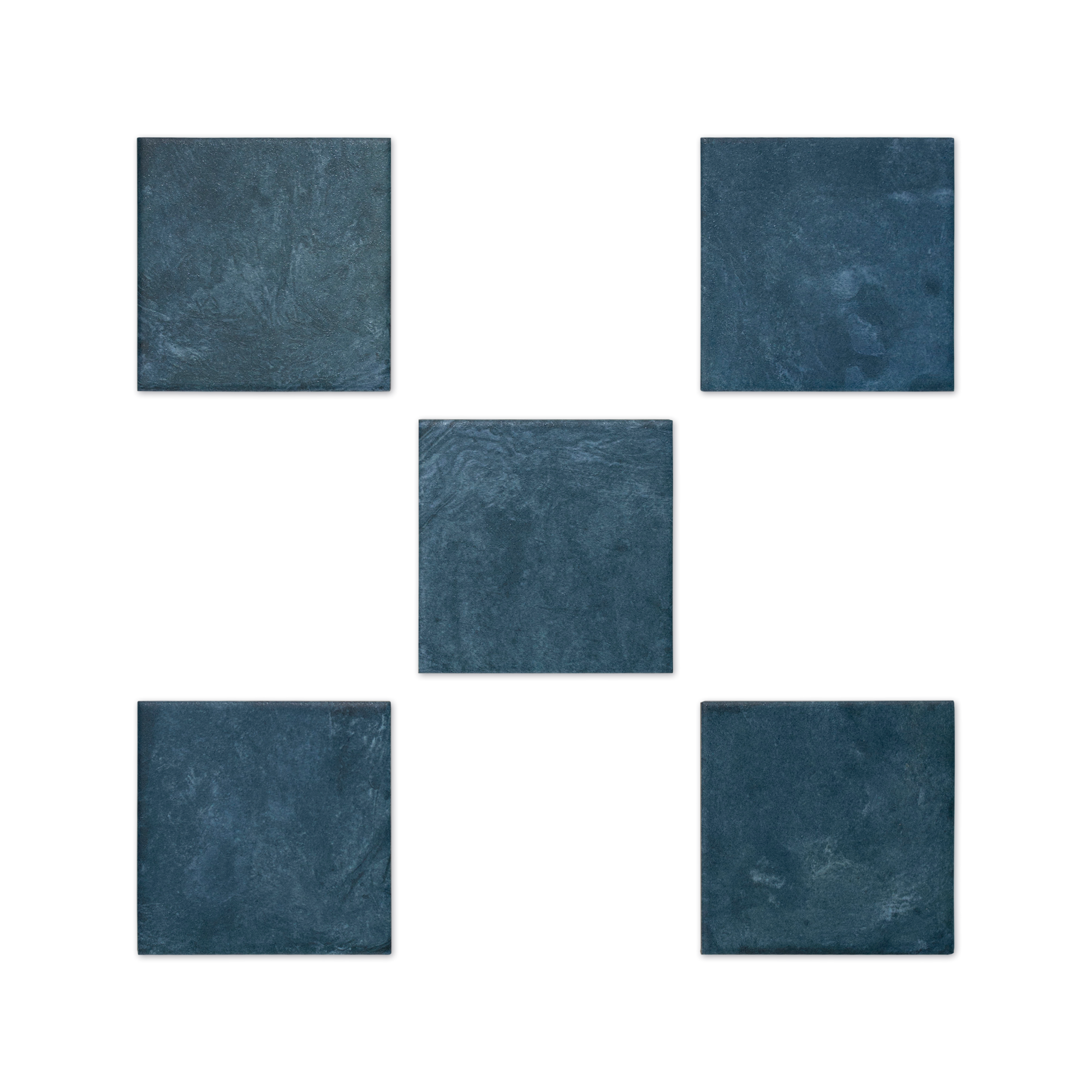 Moonlit Flat Tide Blue Porcelain Tile