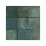 Moonlit Flat Agate Green Porcelain Tile