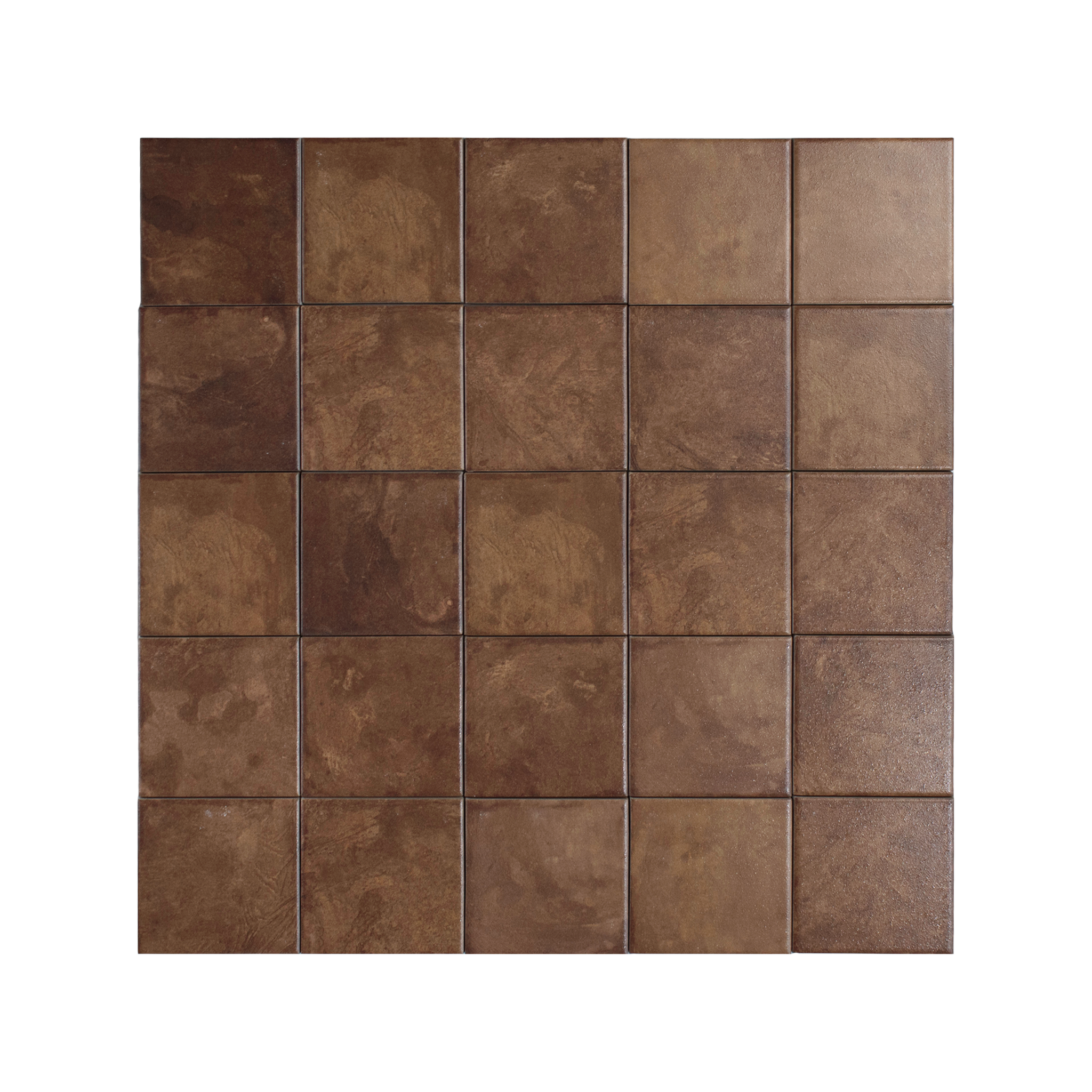 Moonlit Flat Copper Porcelain Tile