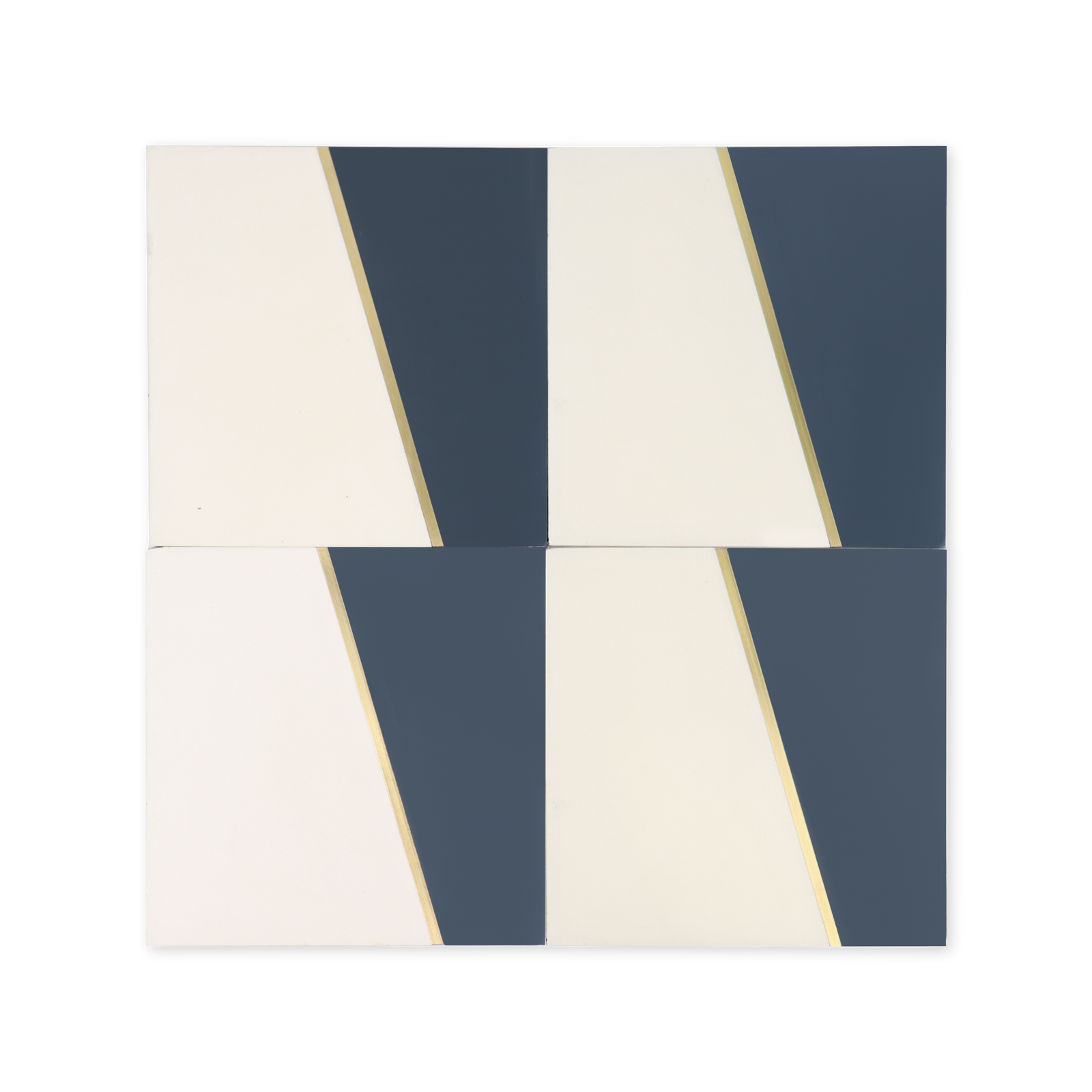 Sail® Brass Inlay Cement Tile - Lot of 74 Sq ft