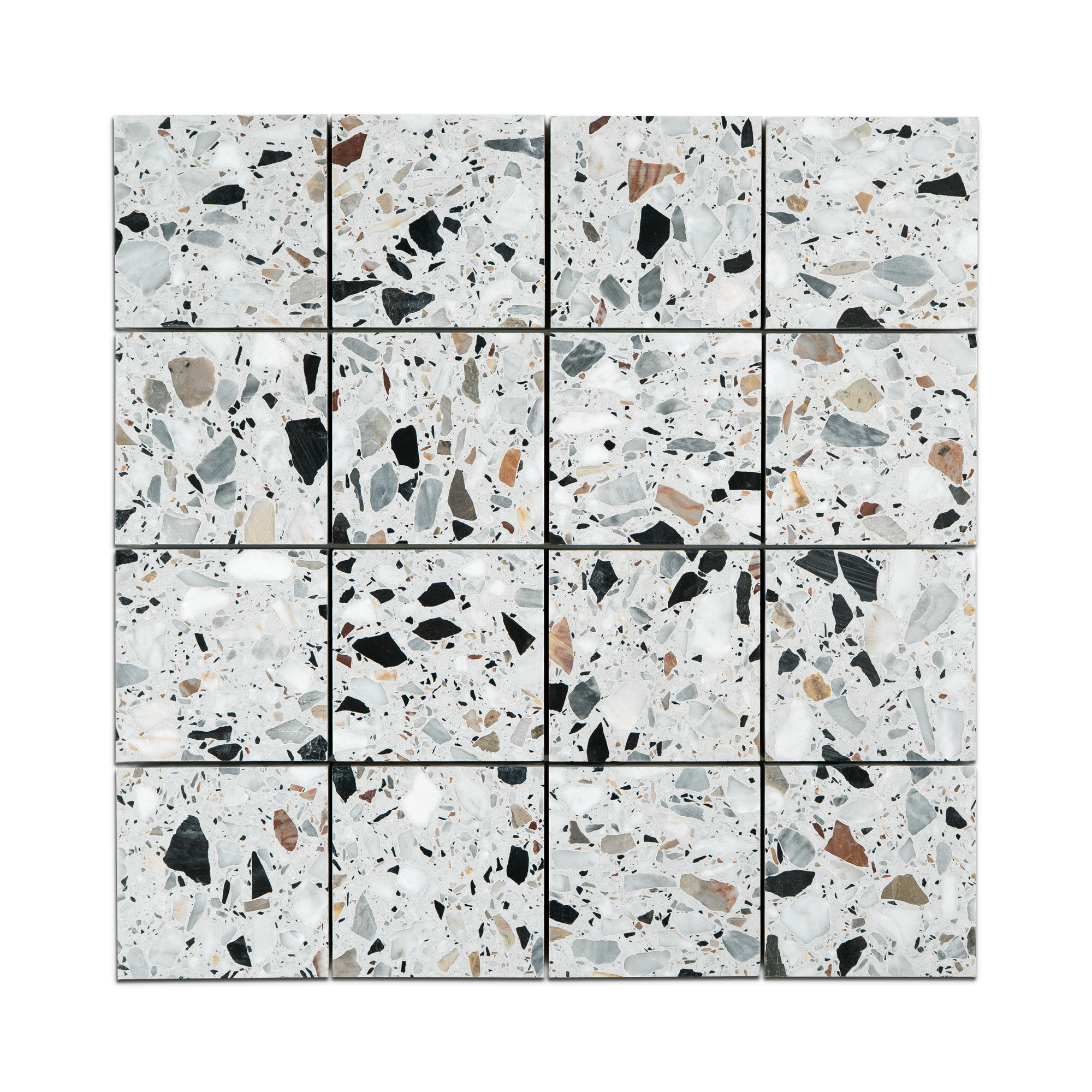 Pepe Nero 16x16 Terrazzo Tile