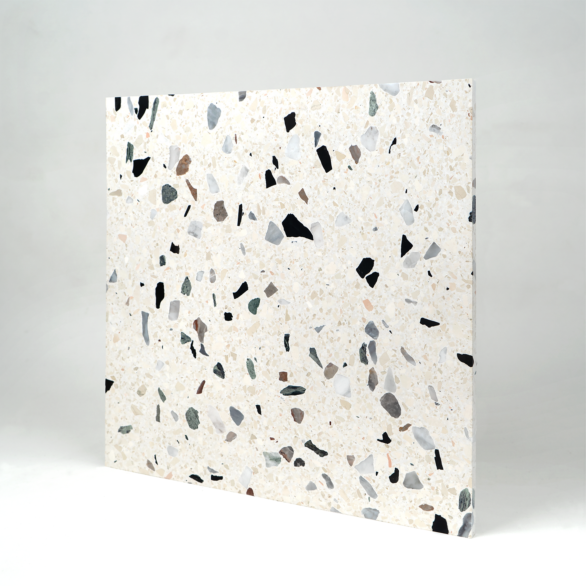 Garda Almond 16x16 Terrazzo Tile