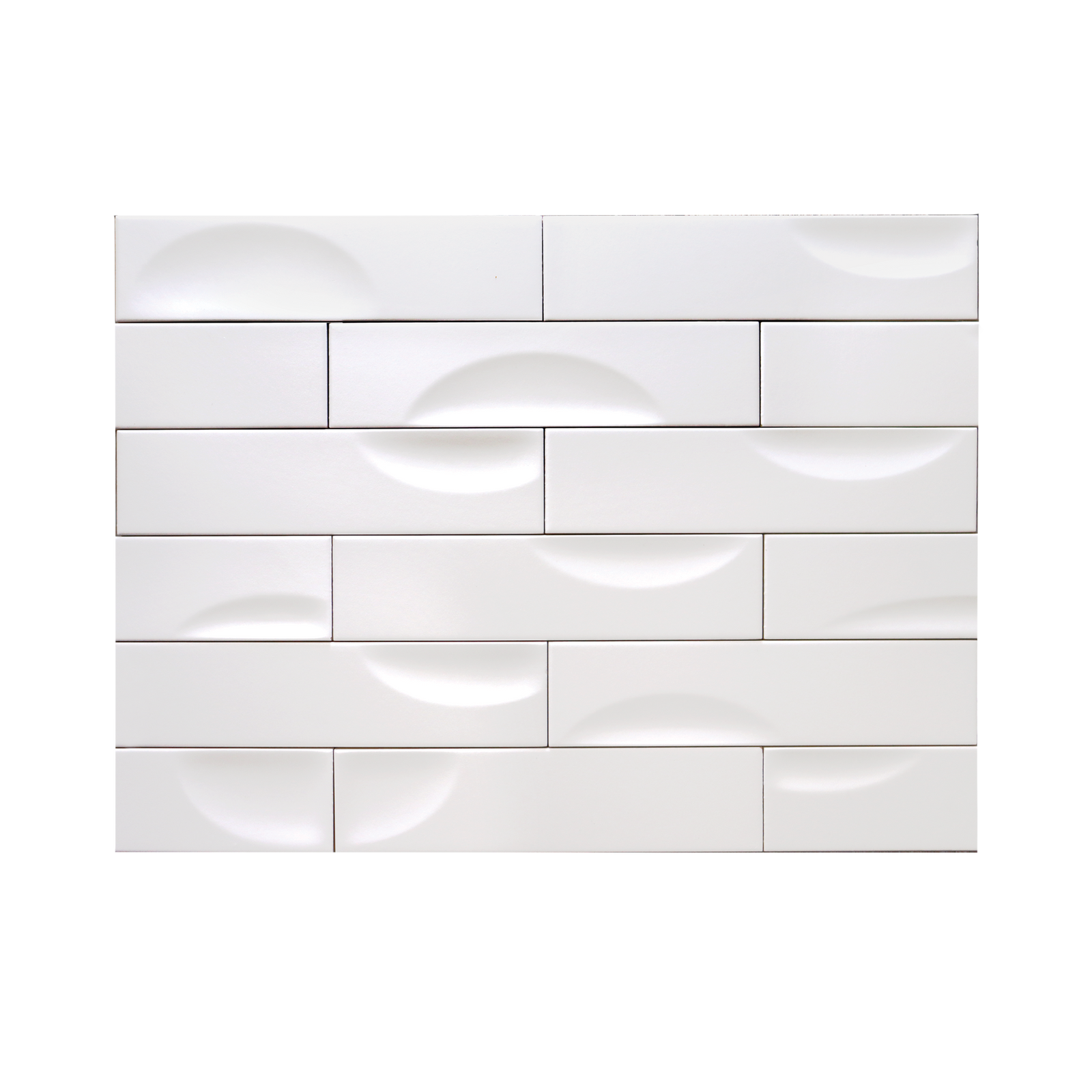 Hoop Wave 2.5x10 Cloud Pearl Ceramic Tile