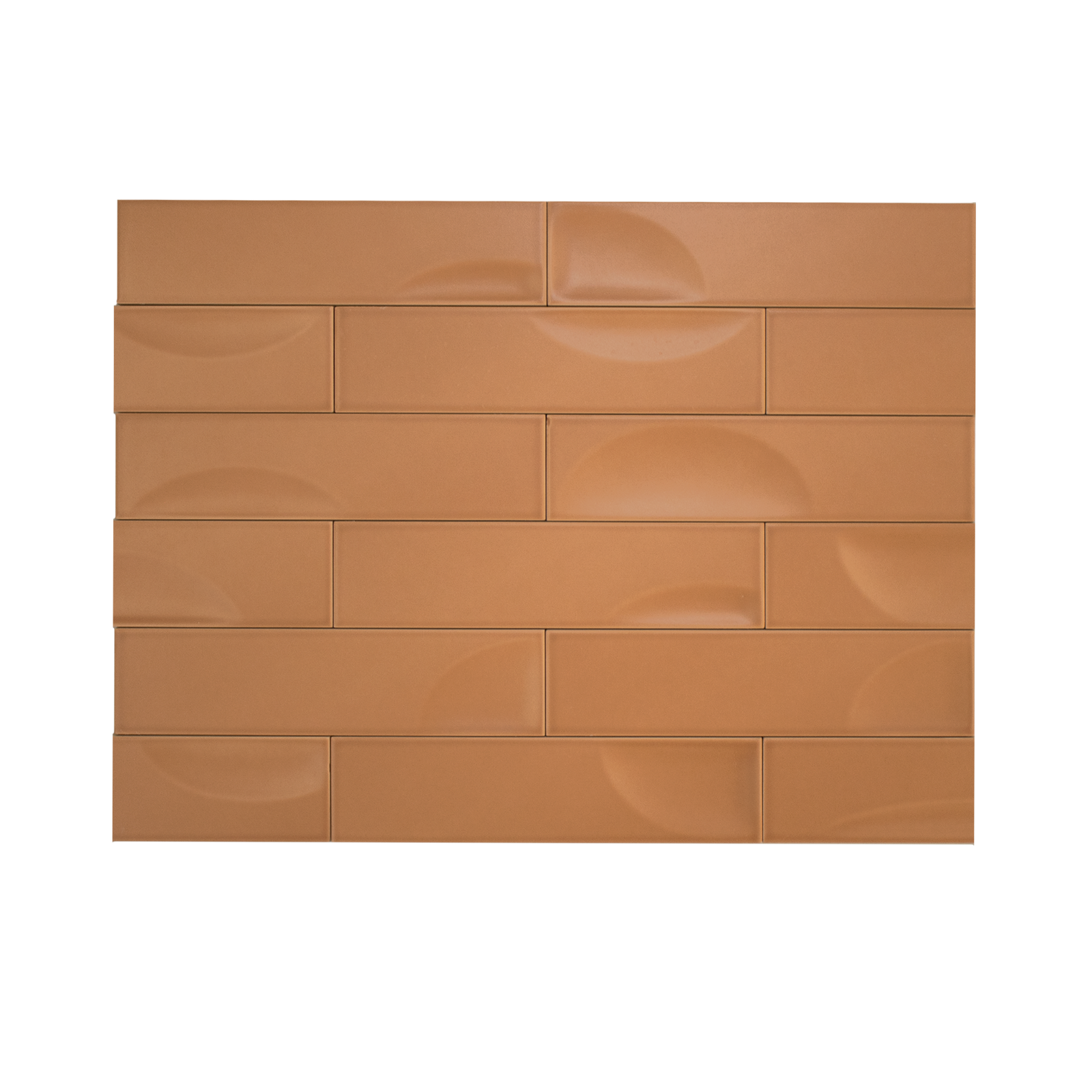 Hoop Wave 2.5x10 Clay Ceramic Tile