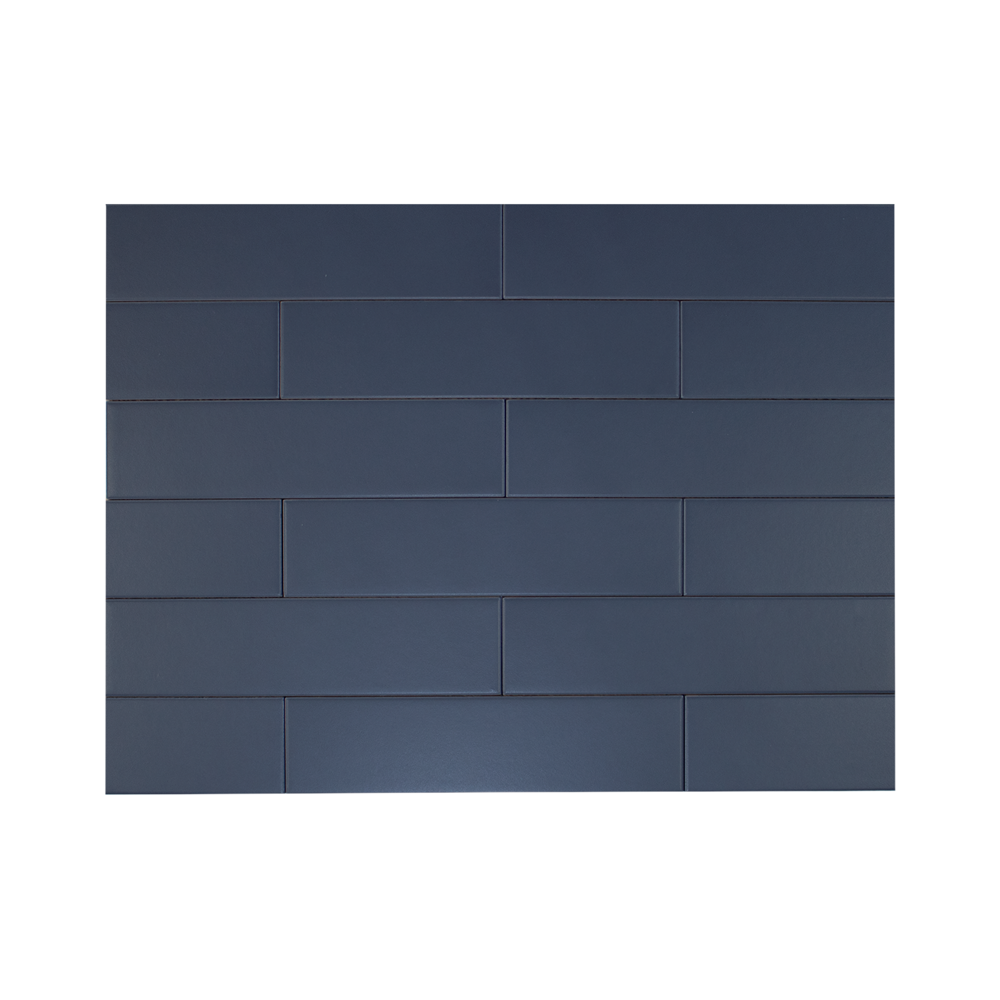 Hoop Straight 2.5x10 Deep Blue Ceramic Tile