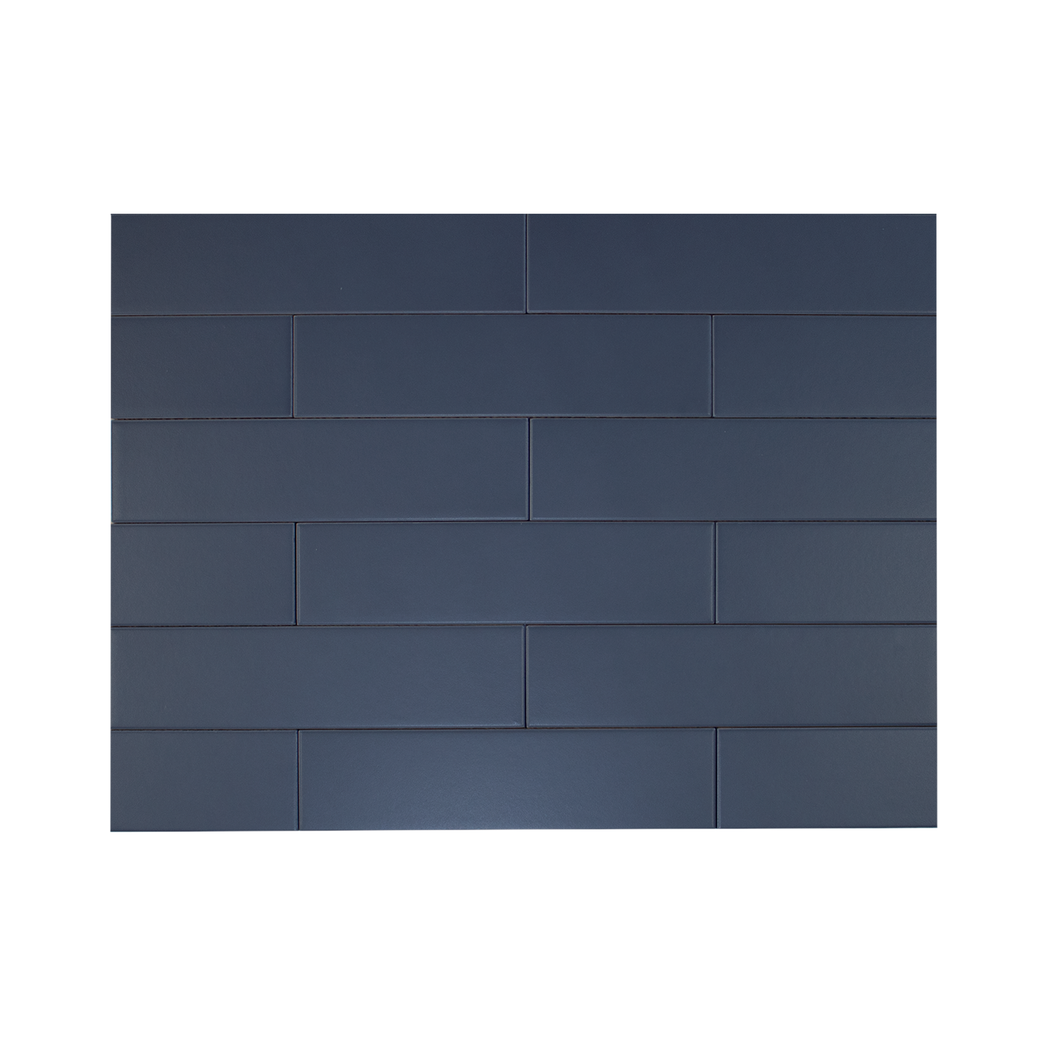 Hoop Straight 2.5x10 Deep Blue Ceramic Tile