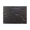 Hoop Wave 2.5x10 Phantom Black Ceramic Tile