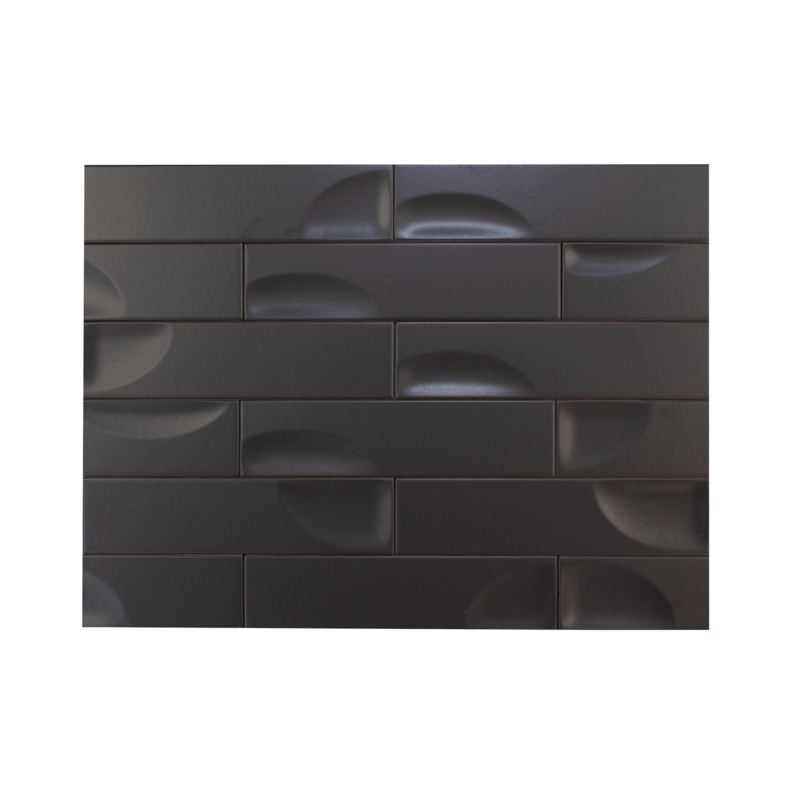 Hoop Wave 2.5x10 Phantom Black Ceramic Tile