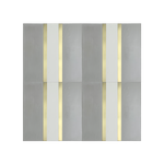 Stripe® Grey Cement Tile with Brass Inlay - Lot of 63 Sq ft