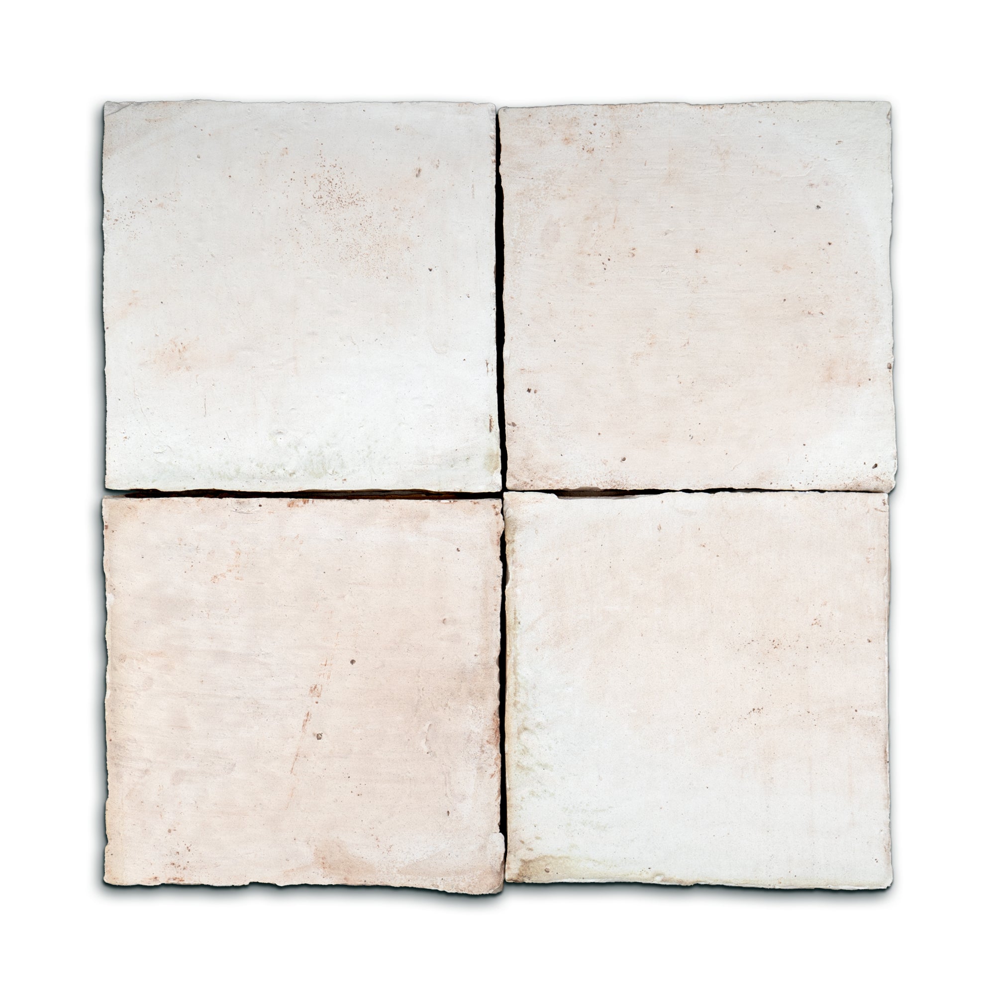 8x8 Square White Terracotta Tile