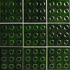Bubble 4x4 Square Alpine Green Ceramic Tiles