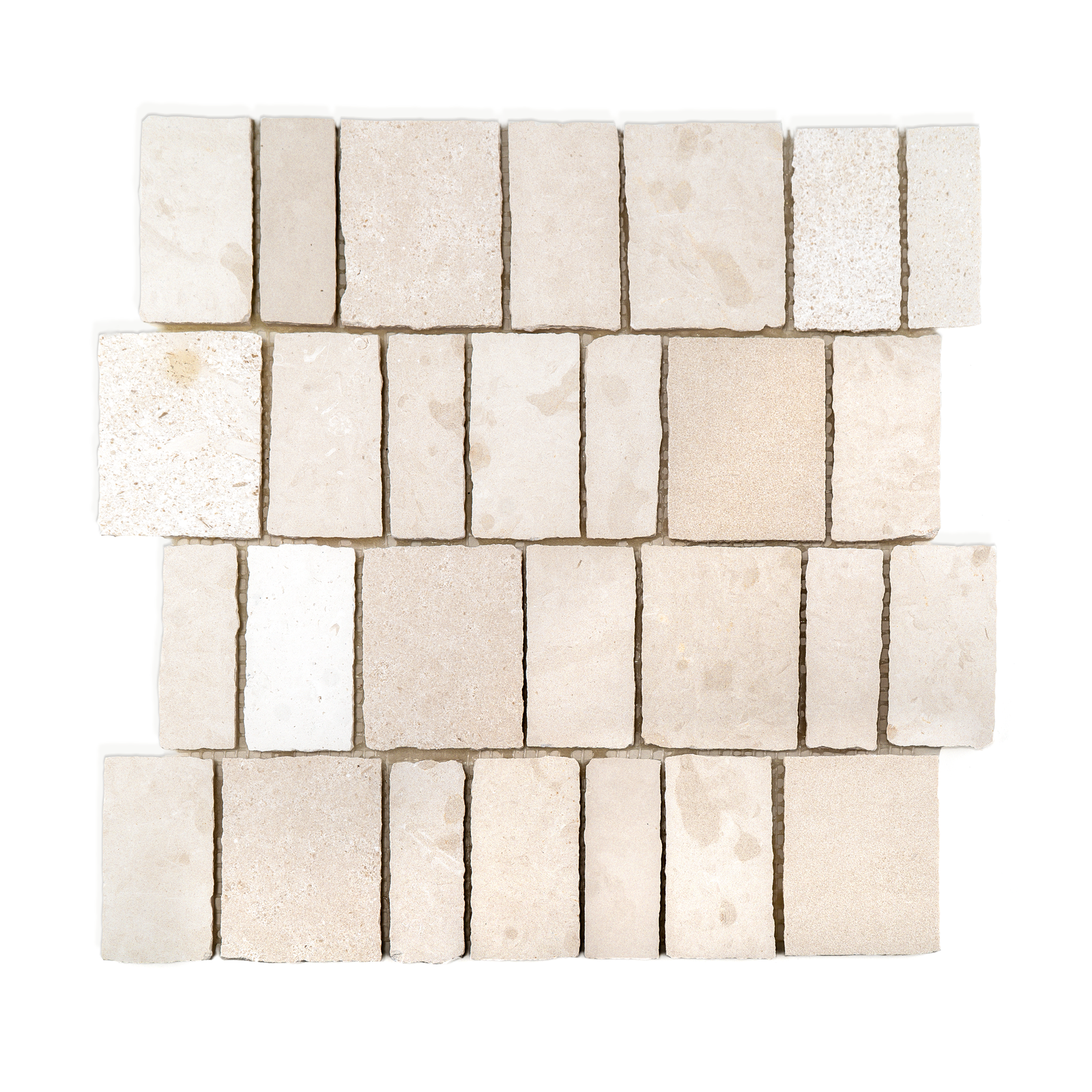 Scarpa Beige Limestone Honed Mosaic Tile