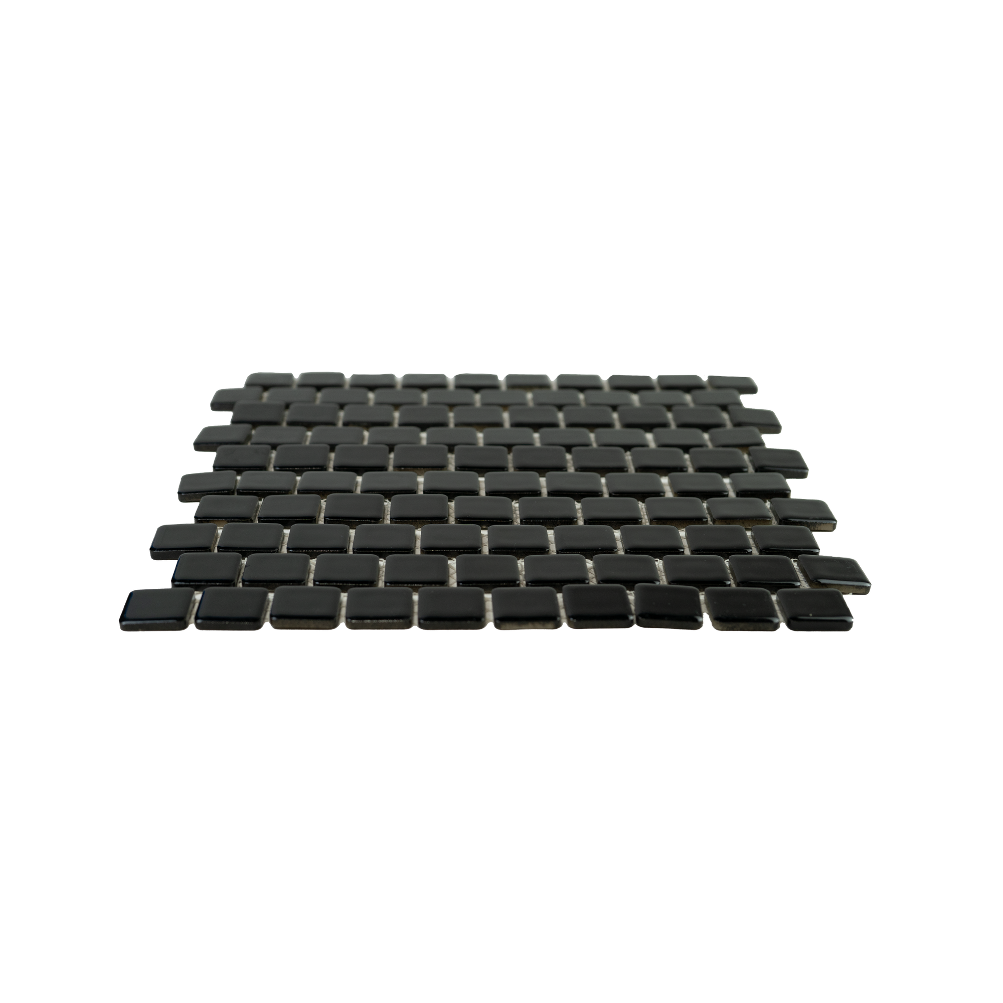 1x1 Black Pool Mosaic Tile