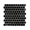 1x1 Black Pool Mosaic Tile