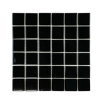 2x2 Black Pool Mosaic Tile