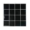 3x3 Black Pool Mosaic Tile