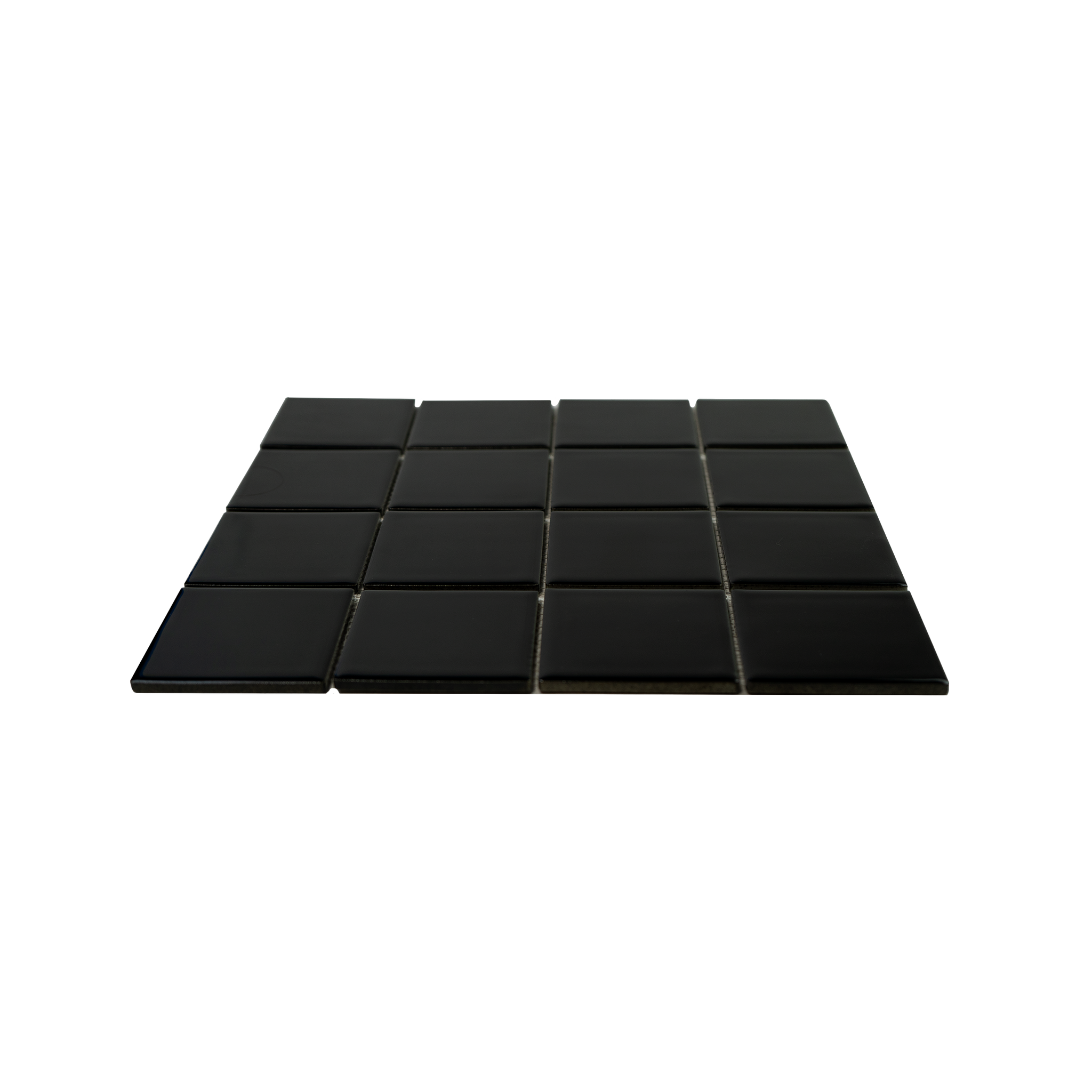 3x3 Black Pool Mosaic Tile