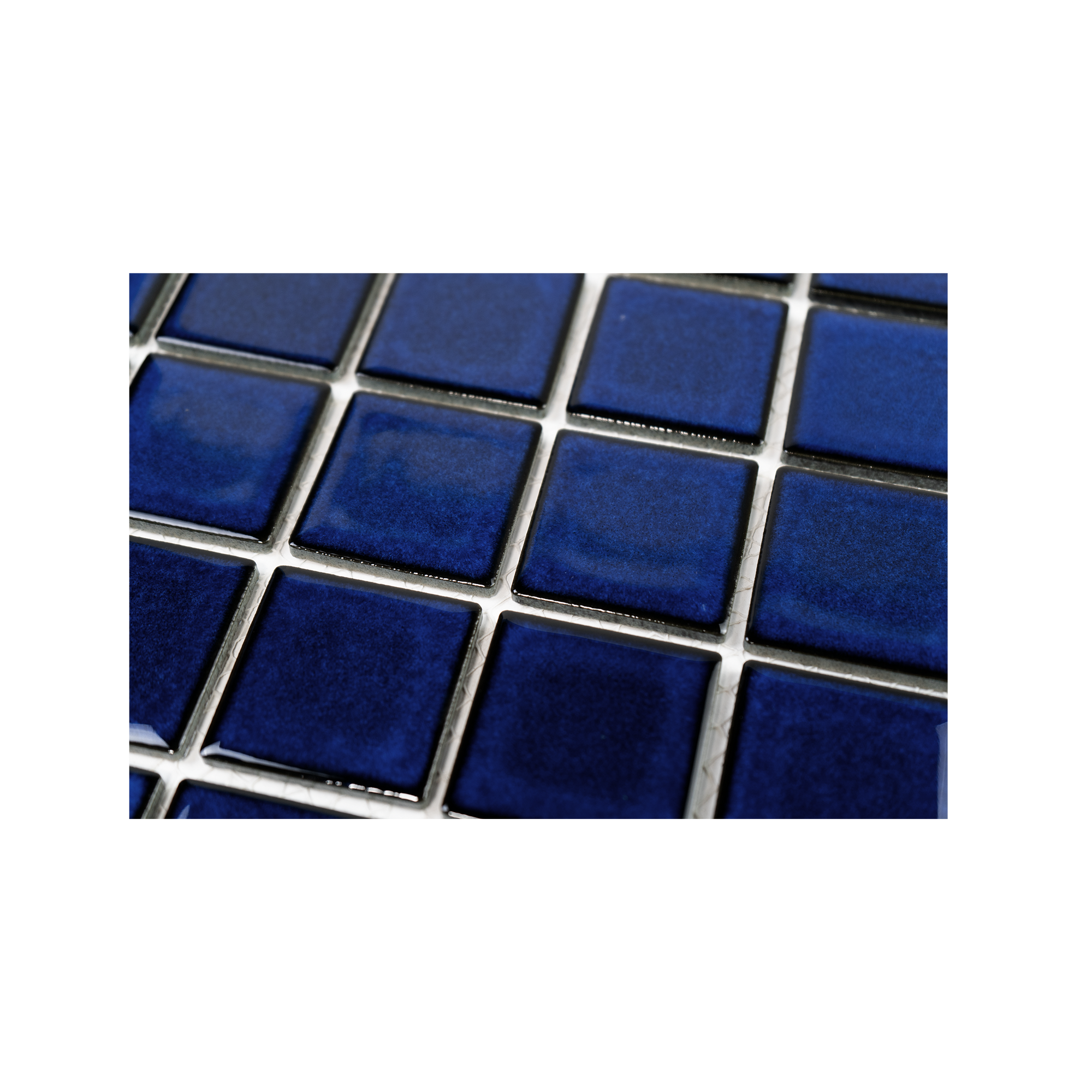 2x2 Cobalt Blue Pool Mosaic Tile