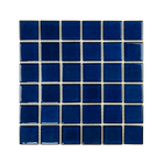 2x2 Cobalt Blue Pool Mosaic Tile