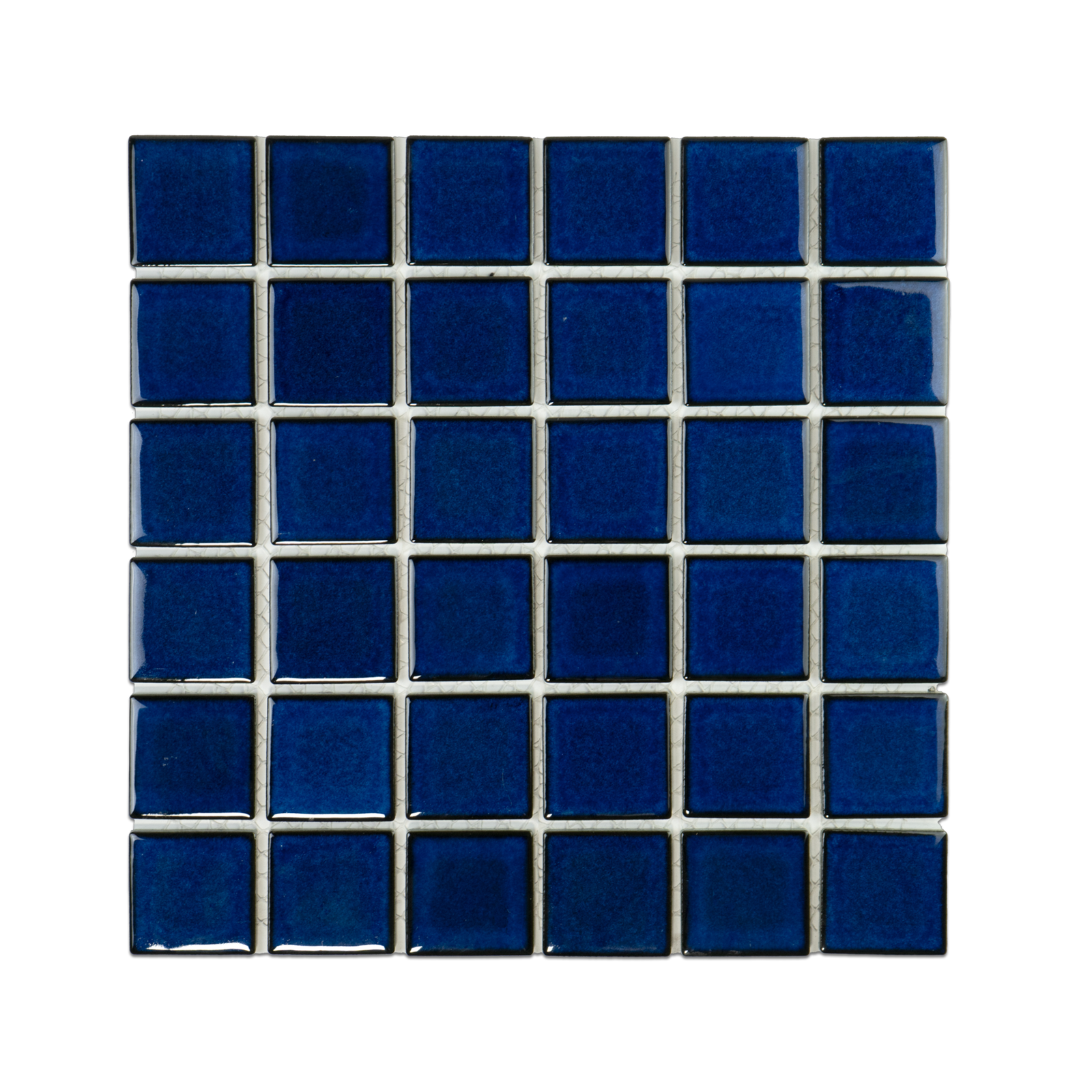 2x2 Cobalt Blue Pool Mosaic Tile