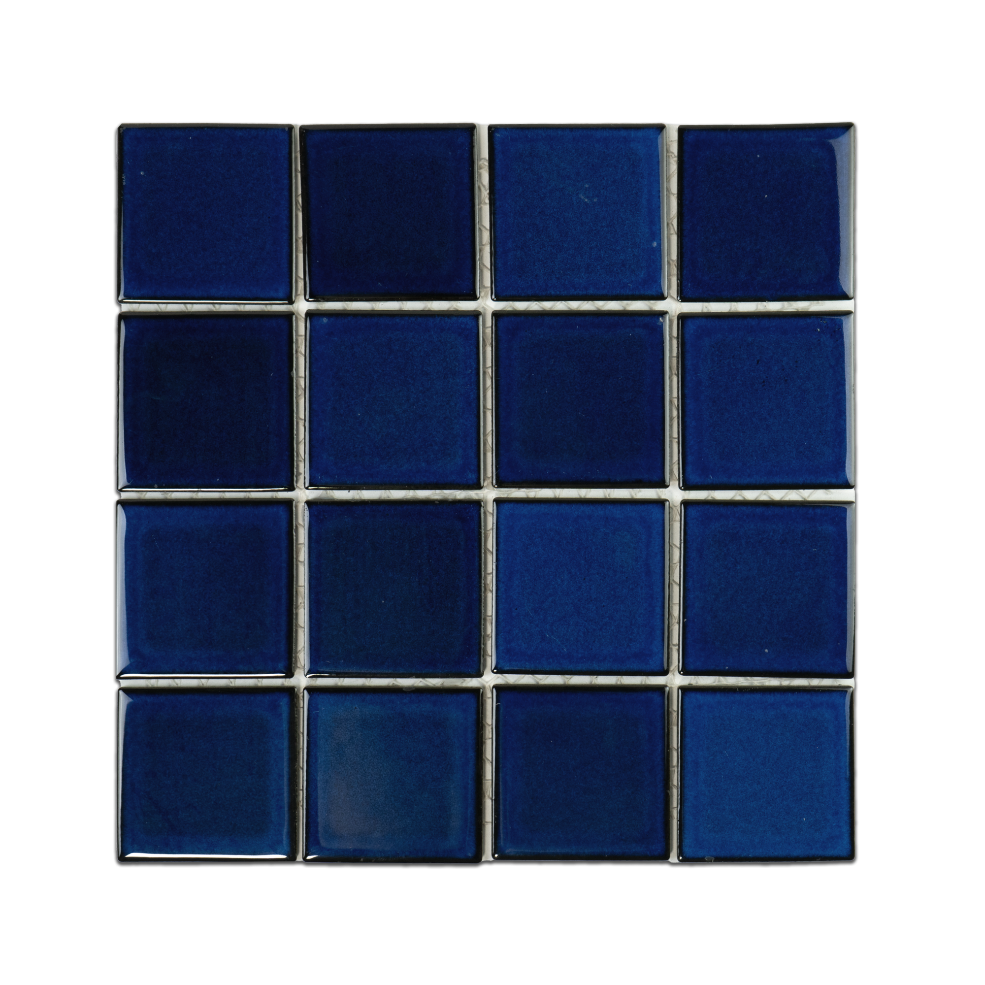 3x3 Cobalt Blue Pool Mosaic Tile