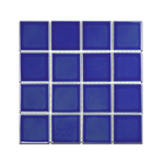 3x3 Electric Blue Pool Mosaic Tile