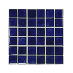 2x2 Cobalt Ocean Blue Pool Mosaic Tile