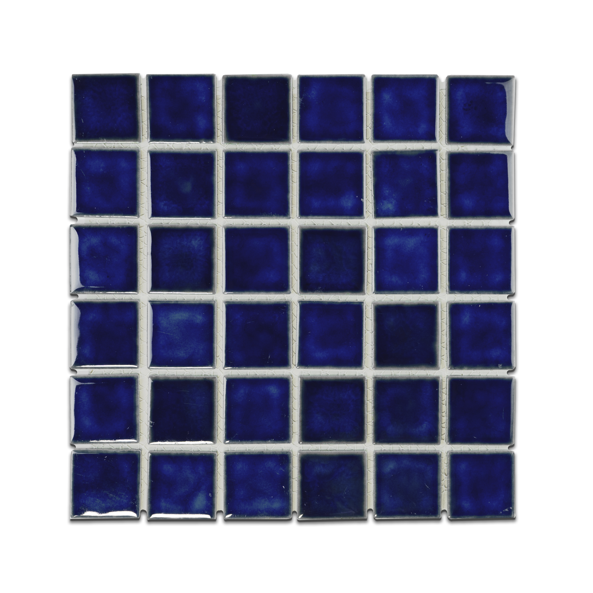 2x2 Cobalt Ocean Blue Pool Mosaic Tile