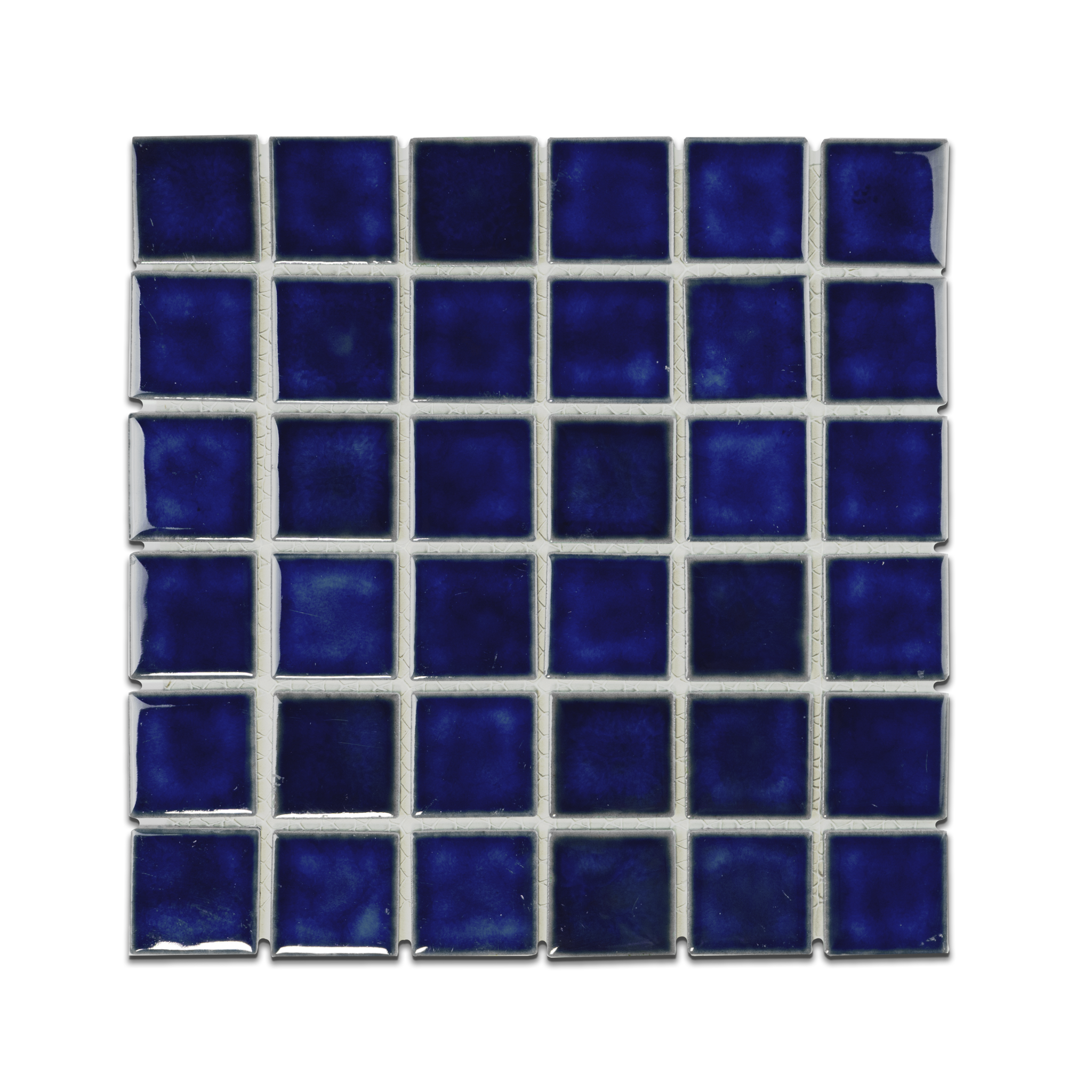 2x2 Cobalt Ocean Blue Pool Mosaic Tile