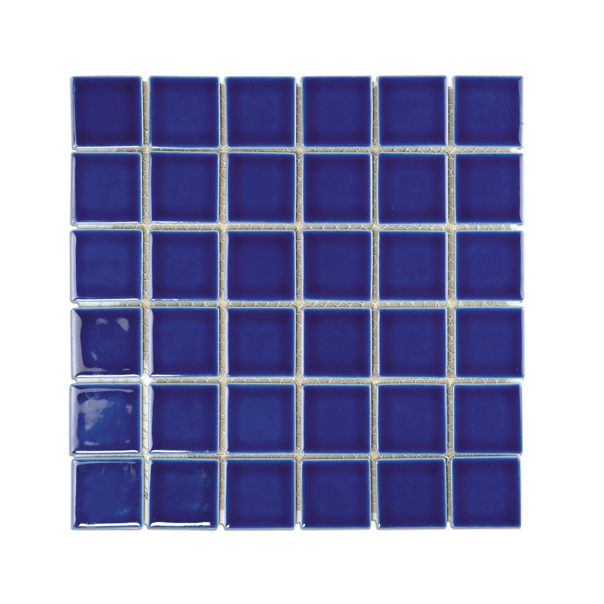 2x2 Royal Blue Pool Mosaic Tile