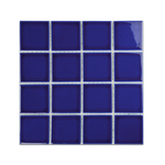 3x3 Royal Blue Pool Mosaic Tile