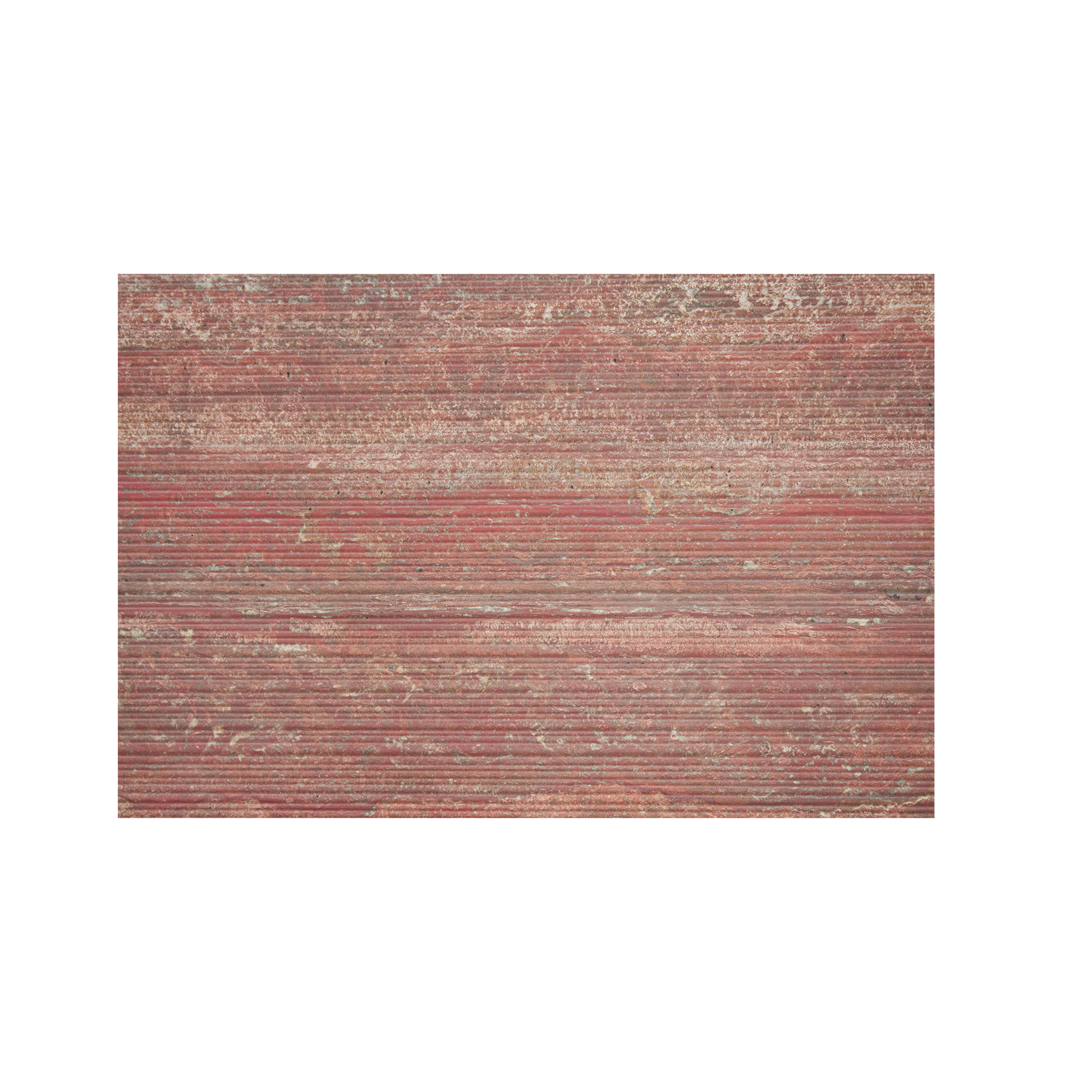 Red Travertine 24x48 Fluted Porcelain Tile