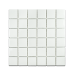 2x2 White Pool Mosaic Tile