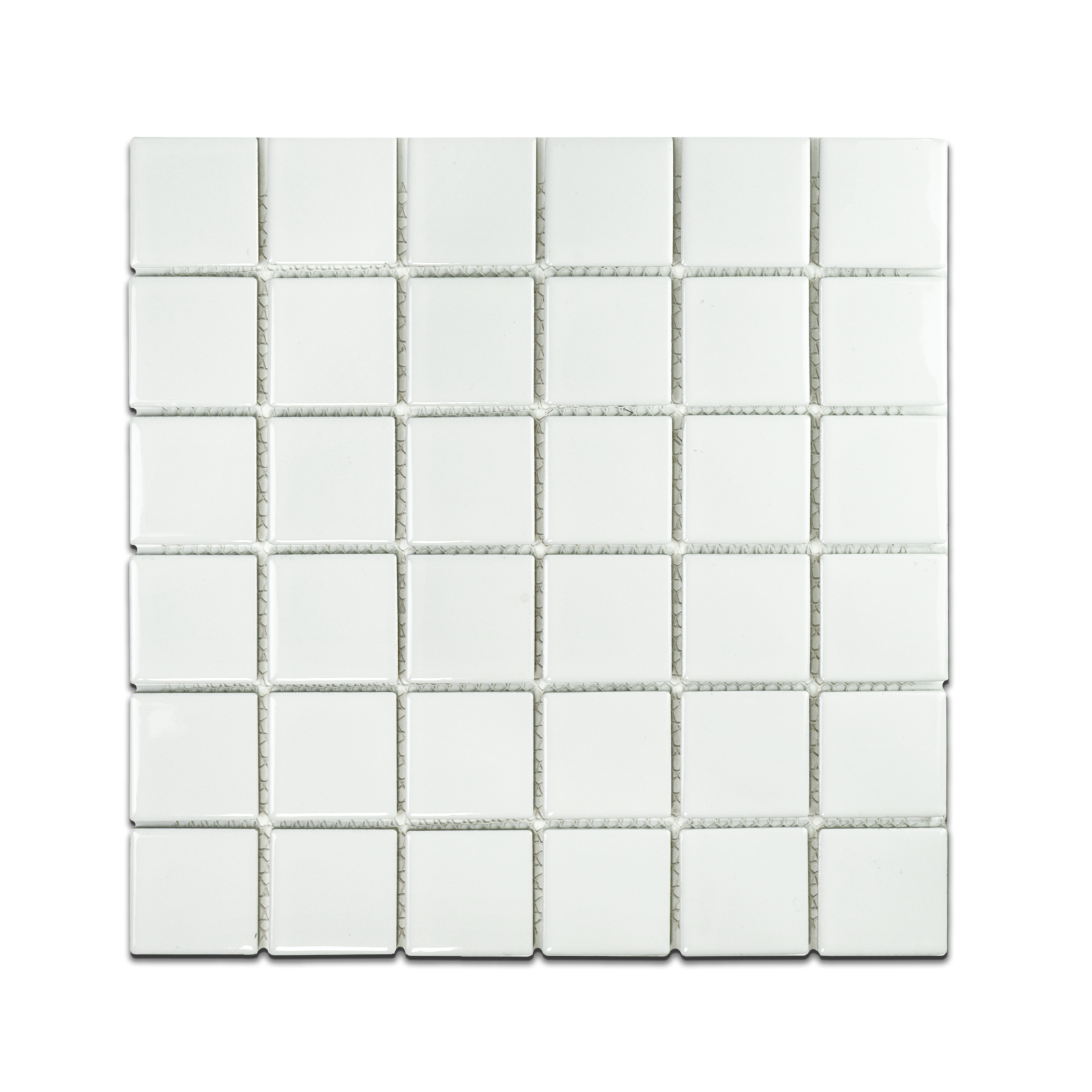 2x2 White Pool Mosaic Tile