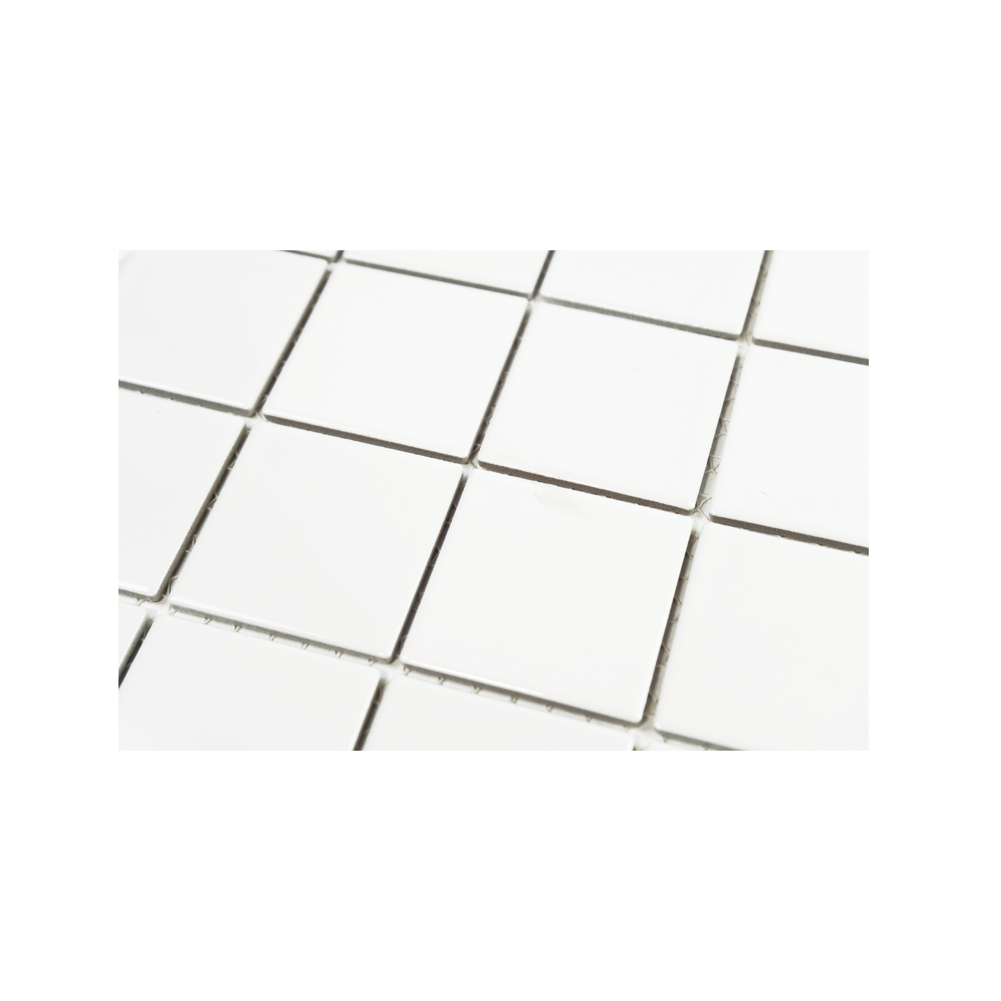 3x3 White Pool Mosaic Tile