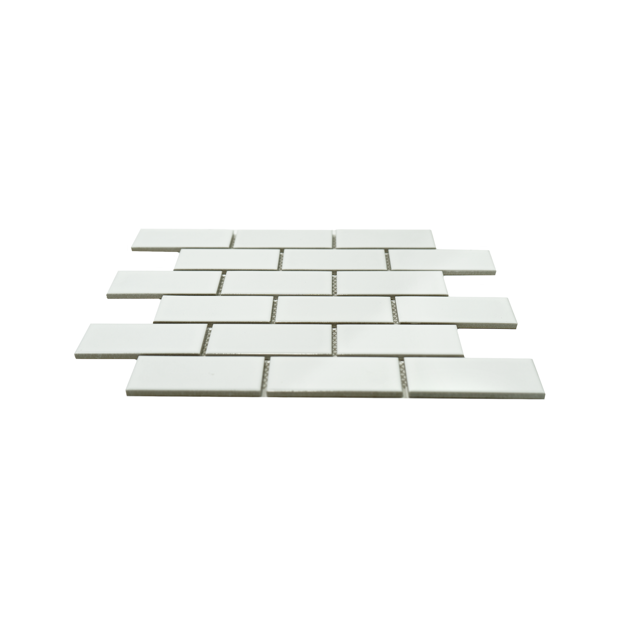 2x4 White Brick Mosaic Tile