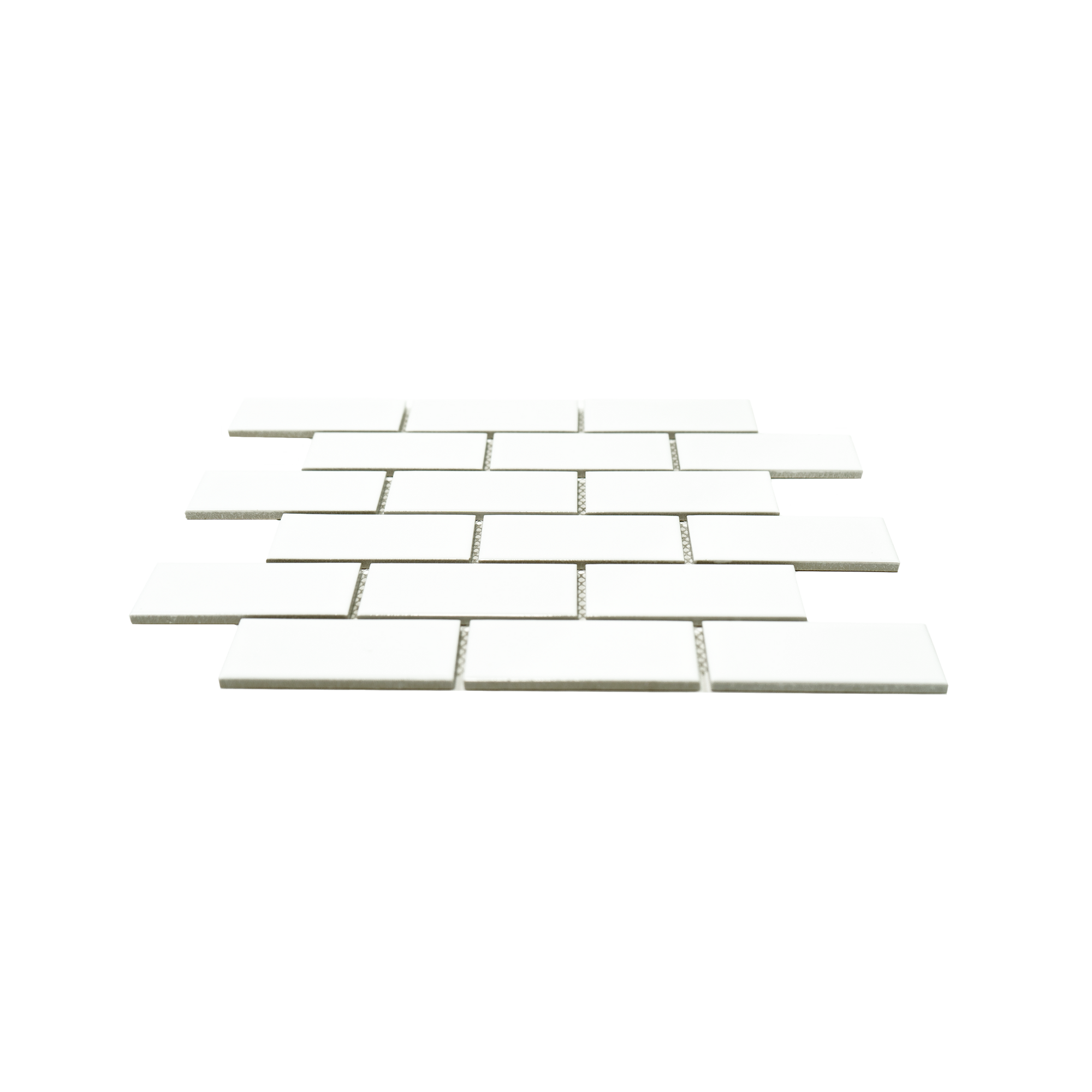 2x4 White Brick Mosaic Tile